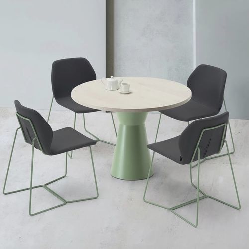 Tavolino basso contemporaneo - NUN - TM Leader Contract - in MDF / in legno massiccio / con supporto in metallo