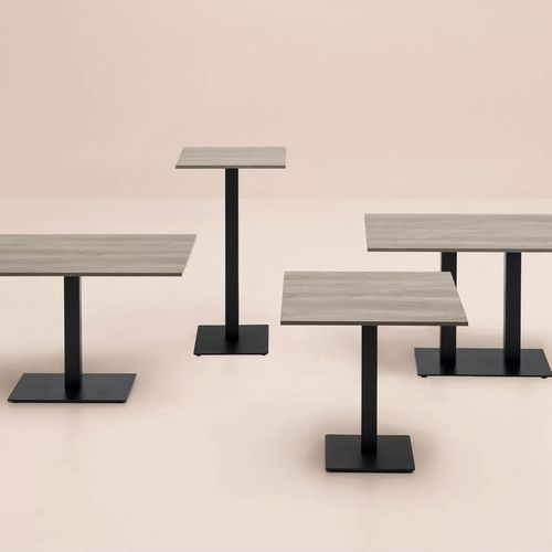 Tavolino basso contemporaneo - RAY - TM Leader Contract - in metallo / in lamiera / in MDF