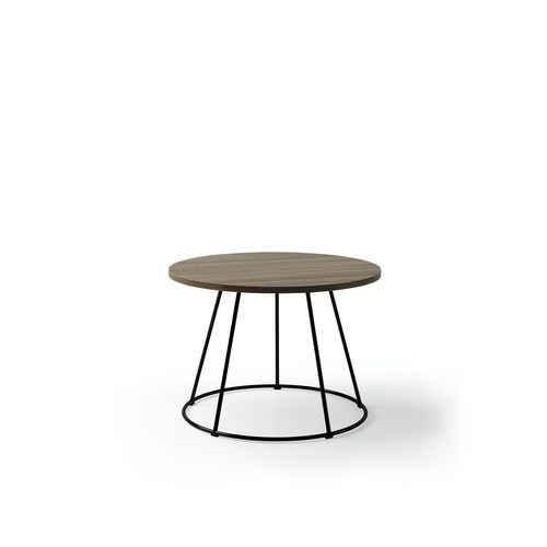 Tavolino basso contemporaneo - ARES - TM Leader Contract - in MDF / in melaminico / con supporto in metallo