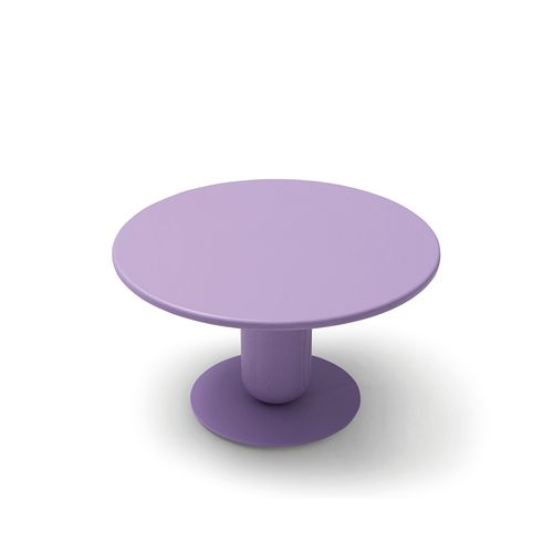 Tavolo contemporaneo - MOSU - TM Leader Contract - in legno / con supporto in legno / rotondo