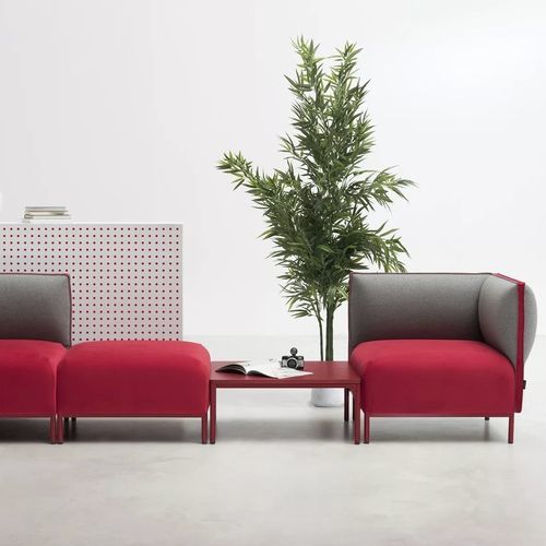 Tavolo d'appoggio contemporaneo - PAD - TM Leader Contract - in metallo / in MDF / in legno massiccio