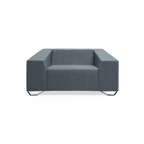 Poltrona contemporanea - DRAKEN - TM Leader Contract - in tessuto / in metallo / blu