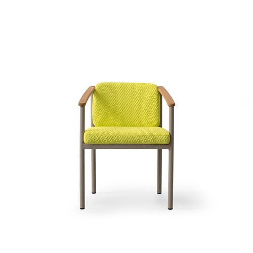 Sedia da esterno - SAGITARIUS - TM Leader Contract - contemporanea / in tessuto / in alluminio laccato
