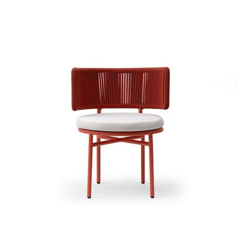 Sedia da esterno - EMBER - TM Leader Contract - contemporanea / in metallo / in tessuto