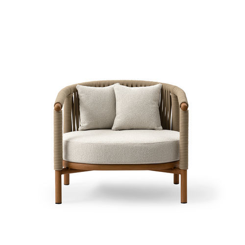 Poltrona contemporanea - ZIRA - TM Leader Contract - in espanso / in tessuto / in legno