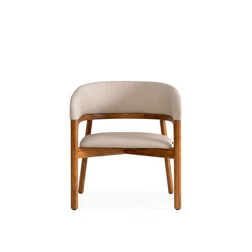 Poltrona contemporanea - MANUELA - TM Leader Contract - in tessuto / in legno / imbottita