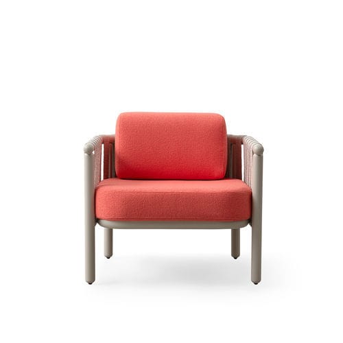 Poltrona da esterno - ELISE - TM Leader Contract - contemporanea / in tessuto / in alluminio laccato