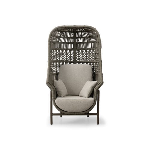 Poltrona contemporanea - CANARY - TM Leader Contract - in tessuto / in alluminio laccato / imbottita