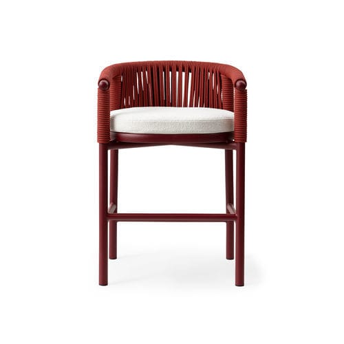 Sgabello da bar da esterno - ZIRA - TM Leader Contract - contemporaneo / in tessuto / con supporto in alluminio