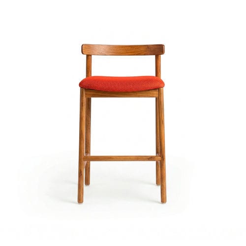 Sgabello da bar da esterno - LIGNE - TM Leader Contract - contemporaneo / in tessuto / con supporto in legno