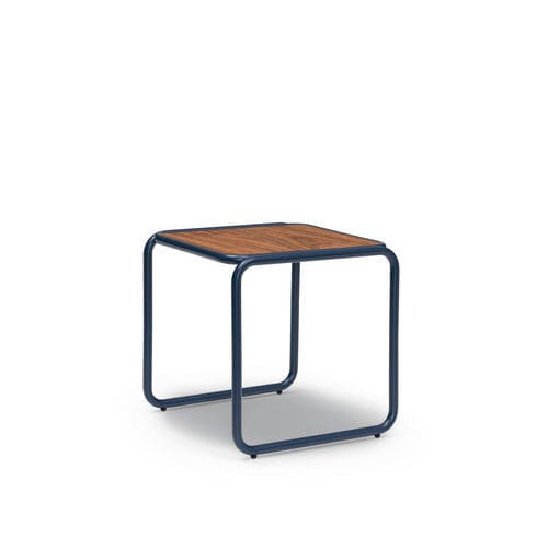 Tavolo d'appoggio da esterno - VERAO - TM Leader Contract - minimalista / in legno / con supporto in alluminio laccato