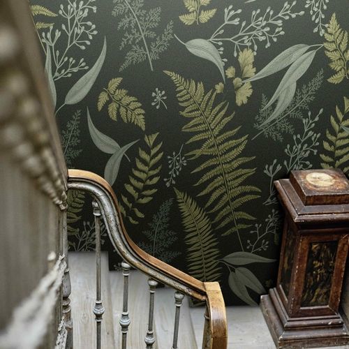 Carta da parati contemporanea - Herbal - SPAGHETTIWALL - in fibra di cellulosa / in tessuto non tessuto / con motivi floreali