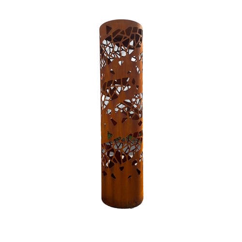 Colonna luminosa contemporanea - LUMCORT1 - FBC-TONTON GLOUTON - in acciaio COR-TEN® / LED / da esterno