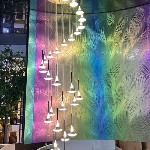 Lamiera metallica decorativa - HEBEI JOINWIN ARCHITECTURAL DESIGN CO.,LTD - goffrata / acciaio inossidabile 304 / in acciaio inossidabile 430