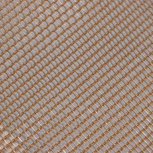 Tela metallica in ottone - QKWWD-02 - HEBEI JOINWIN ARCHITECTURAL DESIGN CO.,LTD - in rame / per interni / per rivestimento di facciata