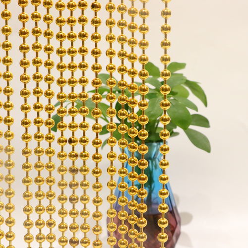 Tenda a tinta unita - Metal Bead Curtain - HEBEI JOINWIN ARCHITECTURAL DESIGN CO.,LTD - in metallo / in alluminio / in acciaio inossidabile