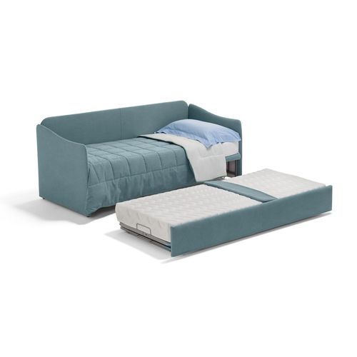 Divano con letto estraibile - Duplex - MARIANO FARRUGIA - contemporaneo / in tessuto / con braccioli