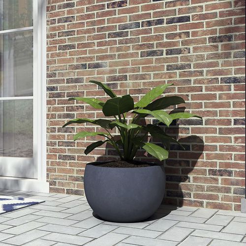 Vaso da giardino in fibra di vetro - RC-1002 - Guangdong Ronglin New Material technology .Co.,Ltd - in calcestruzzo / rotondo / resistente agli UV