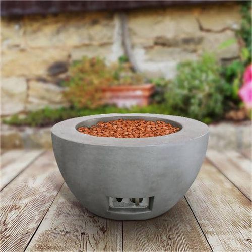 Braciere da giardino a propano - HLQ-2002 - Guangdong Ronglin New Material technology .Co.,Ltd - in metallo / in calcestruzzo / rotondo