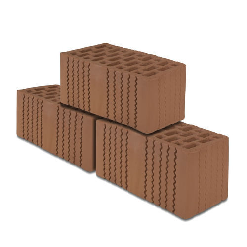 Mattone per muratura - Terraforma® 2 DF - Ziegelei Götz - forato / a rilievo / color terracotta