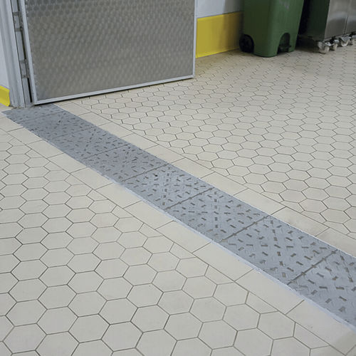 Piastrella podotattile in acciaio inossidabile - Vibroser