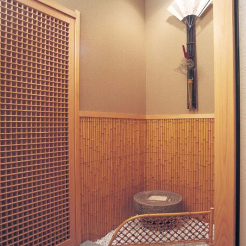 Pannello decorativo da parete - A Series - TAKEROKU Co.,Ltd - in bambù / aspetto legno / beige