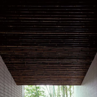 Controsoffitto in bambù - A Series - TAKEROKU Co.,Ltd - a doghe / per piscina / marrone