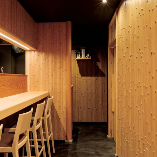 Pannello decorativo da parete - B Series - TAKEROKU Co.,Ltd - in bambù / aspetto legno / beige