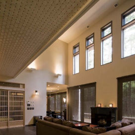 Soffitto in cedro - B Series - TAKEROKU Co.,Ltd - a doghe / per soggiorno / da interno