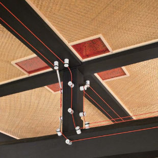 Soffitto in cedro - B Series - TAKEROKU Co.,Ltd - decorativo / beige / marrone