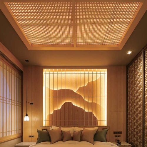 Soffitto in legno - L Series - TAKEROKU Co.,Ltd - per camera da letto / indoor / decorativo