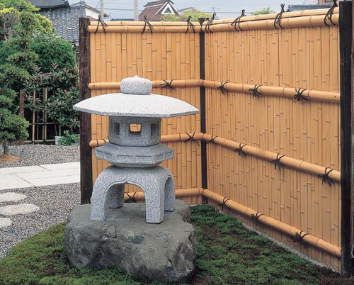 Recinzione a lamelle - H Series - TAKEROKU Co.,Ltd - da giardino / in bambù / beige