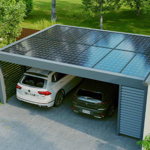 pensilina per auto per parcheggio - Produtia