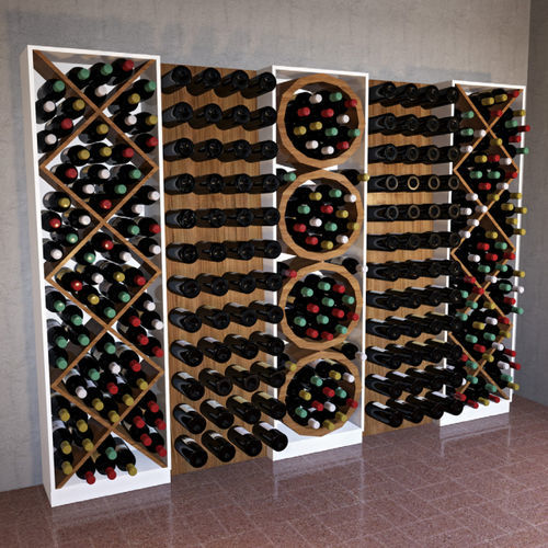 Armadietto portabottiglie da incasso - PUPITRES ART. WC3020 - Bordini arredamenti - contract