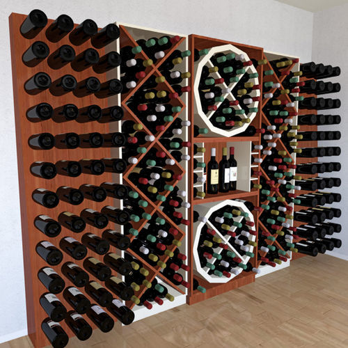 Armadietto portabottiglie da incasso - PUPITRES ART. WC3030 - Bordini arredamenti - contract