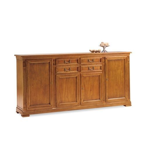 Credenza in stile Direttorio - 7371 Villa Borghese  - Bordini arredamenti - impiallacciata in legno / in ciliegio / con cassetti