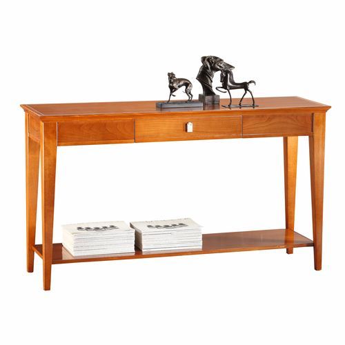 Consolle classica - 4404 Sophia - Bordini arredamenti - impiallacciata in legno / in ciliegio / con supporto in faggio