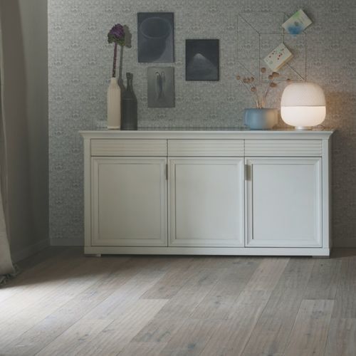 Credenza classica - 7231 Luna - Bordini arredamenti - impiallacciata in legno / in ciliegio / in vetro laccato