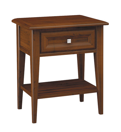 Comodino classico - H5463 Mediterranea - Bordini arredamenti - in legno / con supporto in legno / rettangolare
