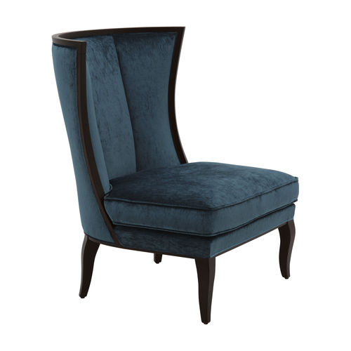 Poltrona classica - H1863 Gilda - Bordini arredamenti - in pelle / in tessuto / in legno