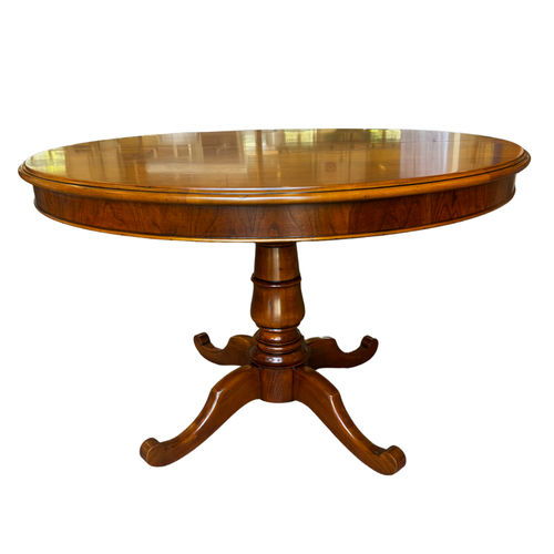 Tavolo classico - H3999 Hospitality - Bordini arredamenti - in ciliegio / con supporto in legno massiccio / rotondo