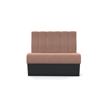 Divanetto imbottito design - Most Design - in tessuto / in espanso / con supporto in legno