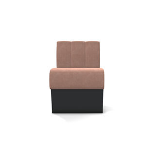 Divanetto imbottito design - Most Design - in tessuto / in espanso / con supporto in legno