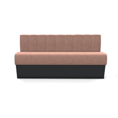 Divanetto imbottito design - Most Design - in tessuto / in espanso / con supporto in legno