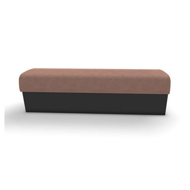 Divanetto imbottito design - Most Design - in tessuto / in espanso / con supporto in legno