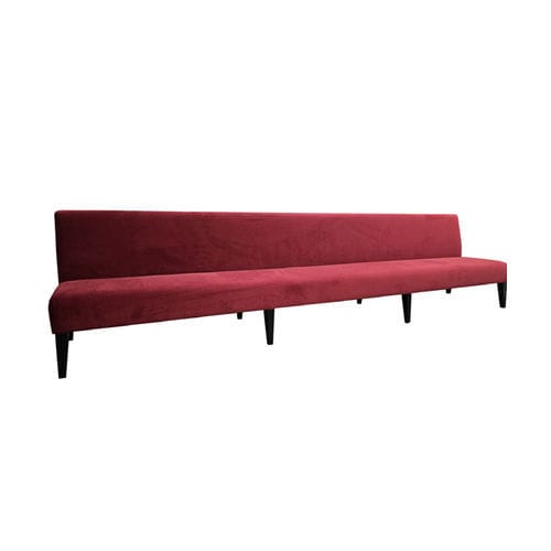 Divanetto imbottito design - Most Design - in tessuto / in espanso / con supporto in legno