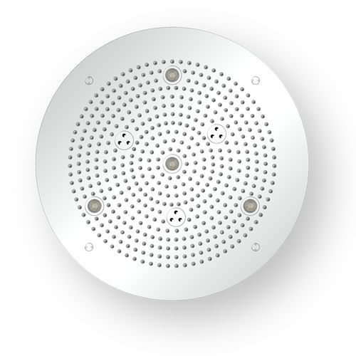 Soffione doccia da incasso - RT50C12 - AQUAFORM - rotondo / a pioggia / con cromoterapia