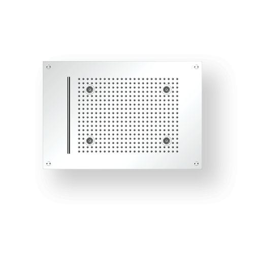 Soffione doccia da incasso - R5638C14 - AQUAFORM - rettangolare / a pioggia / con cromoterapia