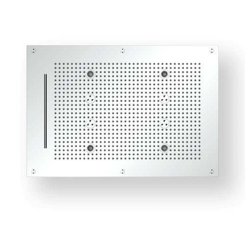 Soffione doccia da incasso - R7048C124 - AQUAFORM - rettangolare / a pioggia / con cromoterapia
