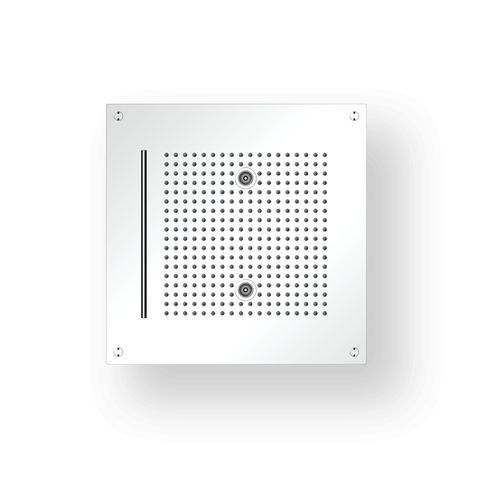 Soffione doccia da incasso - W42C14 - AQUAFORM - quadrato / a pioggia / con illuminazione incorporata